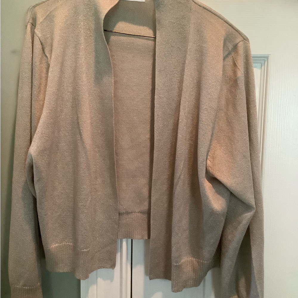 Calvin Klein Gold Cardigan Sweater